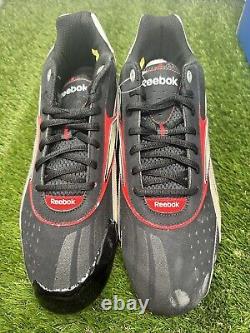 Josh Beckett Pe Game Issued Sample Boston Red Sox Cleats Reebok Size 11.5 Rare