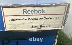 Josh Beckett Pe Game Issued Sample Boston Red Sox Cleats Reebok Size 11.5 Rare