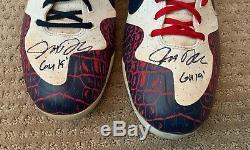Josh Donaldson 2019 GAME USED CLEATS pair autograph SIGNED Braves worn