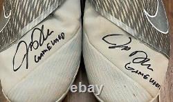 Josh Donaldson GAME USED CLEATS pair autograph SIGNED Blue Jays worn MLB AUTH