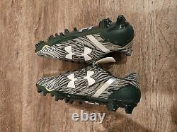 Josh Hawkins Packers 2017 Team Issued Game Used Cleats Under Armour #28 Football