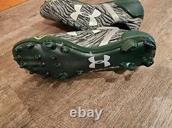 Josh Hawkins Packers 2017 Team Issued Game Used Cleats Under Armour #28 Football