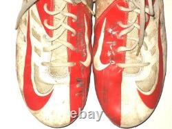 Josh Mauro Stanford Cardinal Game Worn Used Rose Bowl Game Vs Msu Nike Cleats