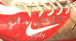 Josh Mauro Stanford Cardinal Game Worn Used Rose Bowl Game Vs Msu Nike Cleats