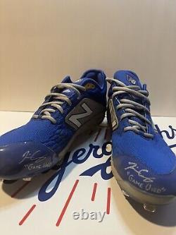 Josiah Gray Game Used Signed Dodgers Cleats