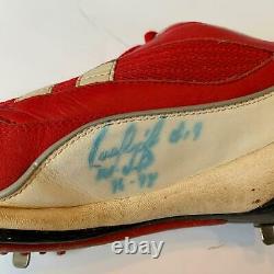 Juan Gonzalez Signed 1999 Game Used Cleats Pair With JSA COA Texas Rangers