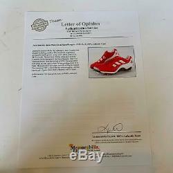 Juan Gonzalez Signed 1999 Game Used Cleats Pair With JSA COA Texas Rangers