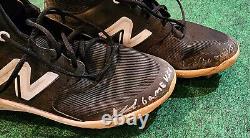 Junior Caminero Signed Autographed Game Used New Balance Cleats