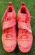 Junior Caminero Signed Autographed Game Used Pink Nike Cleats