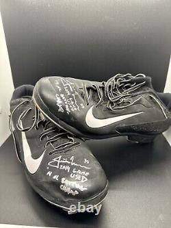 Justin Moreau Game Used Cleats