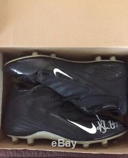 KYLE ORTON Chicago Bears QB NFL Game Used Nike Cleats Size 14 Signed Autographed