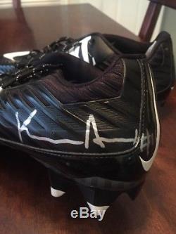 Kamar Aiken Baltimore Ravens Game Used Worn Cleats & Gloves Signed 4 Autos Colts