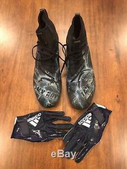 Keenan Allen Los Angeles Chargers Game Used Cleats Gloves Jersey San Diego