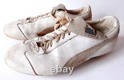 Keith Drumright Game Used Puma Vintage Baseball Cleats 1981 Oakland A's