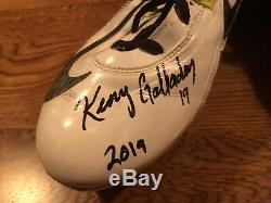 Kenny Golladay Lions Auto Game Used Worn Nike Cleats Signed Coa Photo Proof