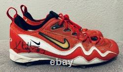 Kenny Lofton Game Worn KLo 1997 Air Zoom Autograph Cleats, Cleveland Indians