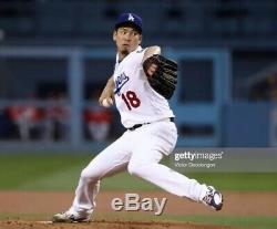 Kenta Maeda Los Angeles Dodgers Game Used Cleats Japan Hiroshima Toyo Carp MLB