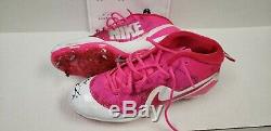 Kevin Kiermaier Tampa Bay Rays Game Used Autograph Mothers Day Cleats Rare 1/1