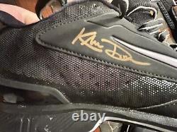 Khris Davis Nike Huarache Cleats Game Used/Auto (x3) & Inscribed GU2014 KD COA