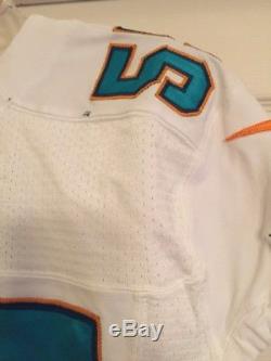 Koa Misi Miami Dolphins Game Used Worn Jersey Custom Painted Cleat 2015 Patch