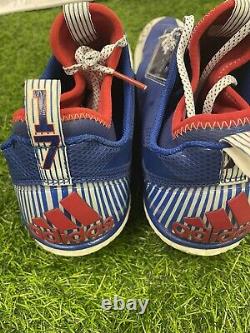 Kris Bryant Chicago Cubs Game Used Cleats 2017 Excellent Use Signed LOA MLB Auth