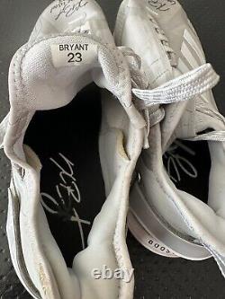 Kris Bryant Game Used Colorado Rockies 2023 Signed Autographed Cleats JSA LOA