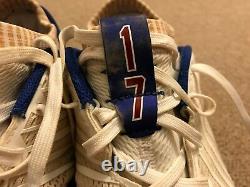 Kris Bryant MLB Holo Game Used Cleats Home Run 2017 Chicago Cubs