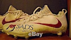 Kyle Fuller DB Chicago Bears NFL Game Used Cleats PSA / DNA My Cause My Cleats
