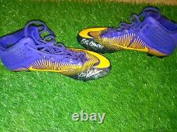 Kyle Rudolph Vikings Game Used Cleats Signed