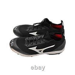 Kyle Seager Mariners Game Used Autographed Black/Red Mizuno Cleats (Size 11.5)