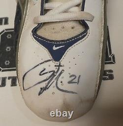 LaDainian Tomlinson Signed 2005 Chargers Football Game Worn Used Cleat BAS COA