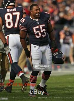 Lance Briggs Chicago Bears Game Used Game Worn Cleat