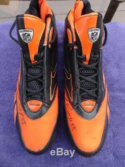Lance Briggs Custom Chicago Bears Game Used Game Worn Cleats