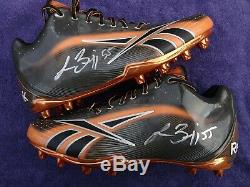 Lance Briggs Custom Chicago Bears Game Used Game Worn Issued Cleats