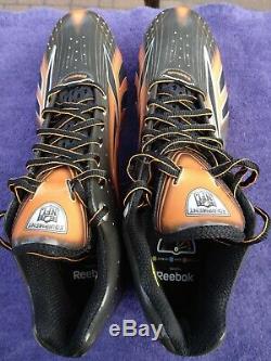 Lance Briggs Custom Chicago Bears Game Used Game Worn Issued Cleats