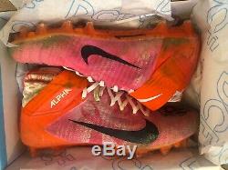 Leonard Floyd Game Used Signed Cleats Chicago Bears Vs Dallas Autograph