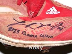 Logan O'hoppe 2023 Los Angeles Angels #14 Game Worn Used Signed Adidas Cleats