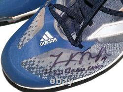 Logan O'hoppe 2023 Los Angeles Angels #14 Game Worn Used Signed Adidas Cleats