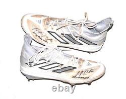 Logan O'hoppe 2024 Los Angeles Angels #14 Game Worn Used Adidas Adizero Cleats