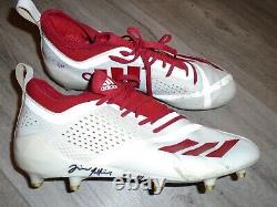 Louisville Cardinals Adidas Football Game Used Cleats Javian Hawkins