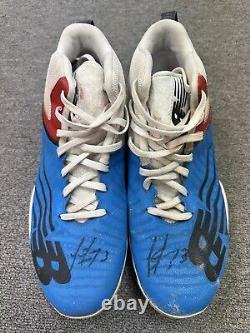 Luis Arraez Game Used Cleats 2023 Miami Marlins Signed GUG LOA