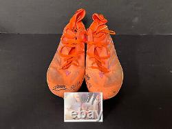 Luis Matos Giants Auto Signed 2022 Game Used Cleats Beckett COA