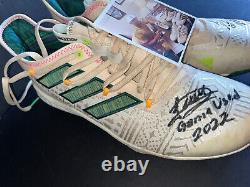 Luis Matos San Francisco Giants Auto Signed 2022 Game Used Cleats