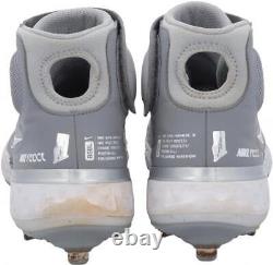 Luke Voit Yankees Game-Used Gray Nike Cleats from the 2020 MLB Season Size 13