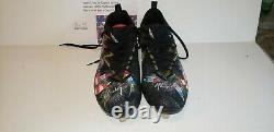 MATT KEMP 2017 BRAVES 4th of JULY GAME USED AUTOGRAPH CLEATS RARE 1/1 Special