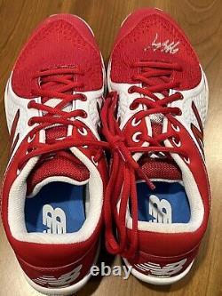 MLB Authenticated-Kyle Isbel Game-Used & Autographed KC Royals Size 10.5 Cleats
