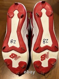 MLB Authenticated-Kyle Isbel Game-Used & Autographed KC Royals Size 10.5 Cleats