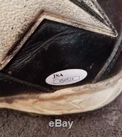 MO VAUGHN Signed Game Used Cleat JSA Certified Boston Red Sox Autograph Shoe