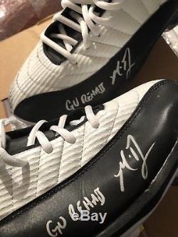 Madison Bumgarner Game Used Jordan Autographed Signed Cleats Used For 2017 Rehab