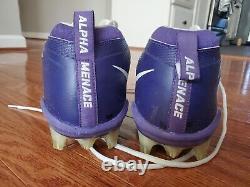 Malik Harrison Baltimore Ravens Game Used Cleats Ohio State